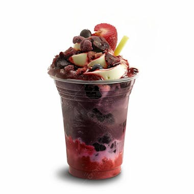 Copo de sorvete com açaí, sorveteria, açaíteria