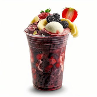 Copo de sorvete com açaí, sorveteria, açaíteria