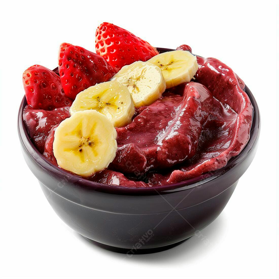 Açaí com Morango e Banana
