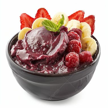 Tigela de açaí, sorveteria, açaíteria