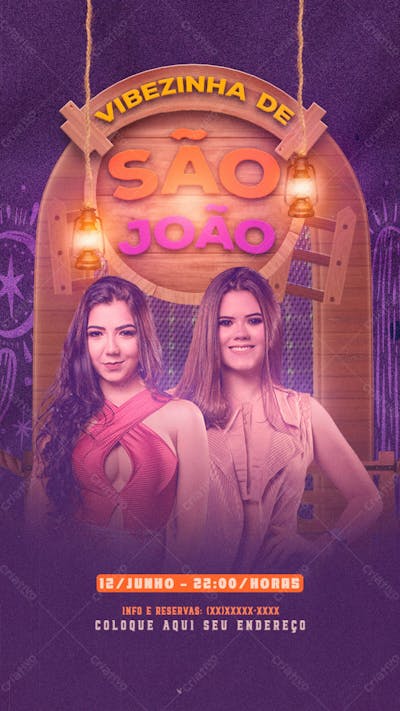 Flyers De Eventos Festa Junina Forró E São João Modelo 18