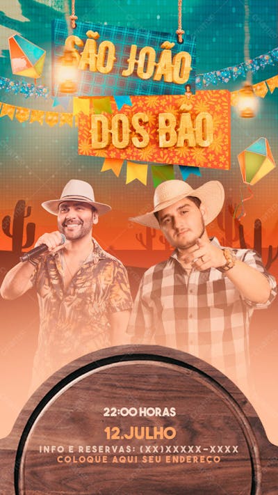 Flyers De Eventos Festa Junina Forró E São João Modelo 20