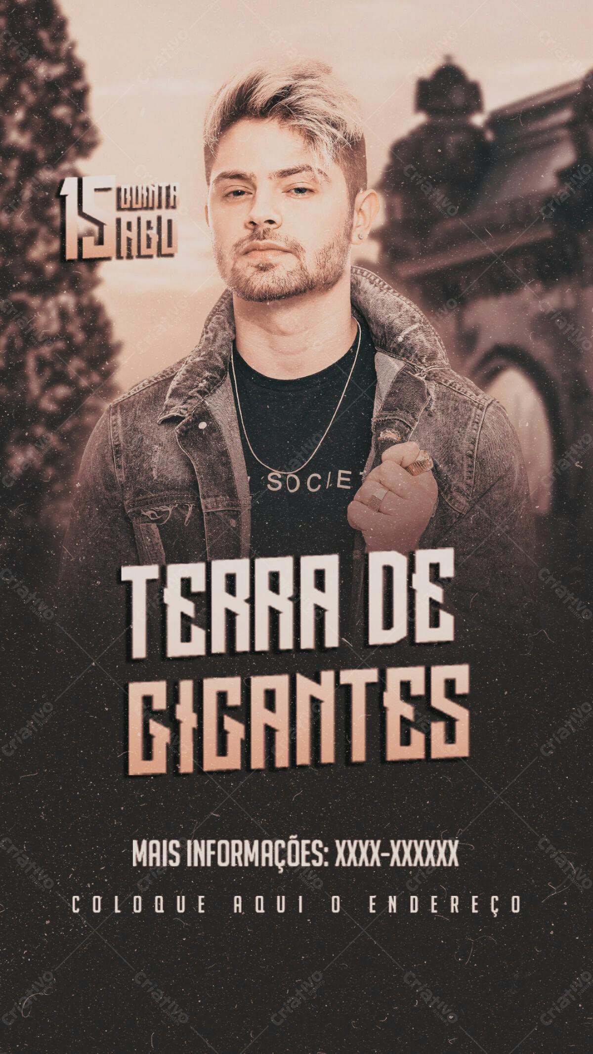 Flyer para Lançamento Musical PSD Editável