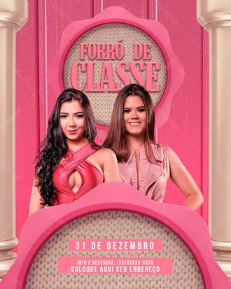 Flyers de eventos festa junina forró e são joão modelo 39