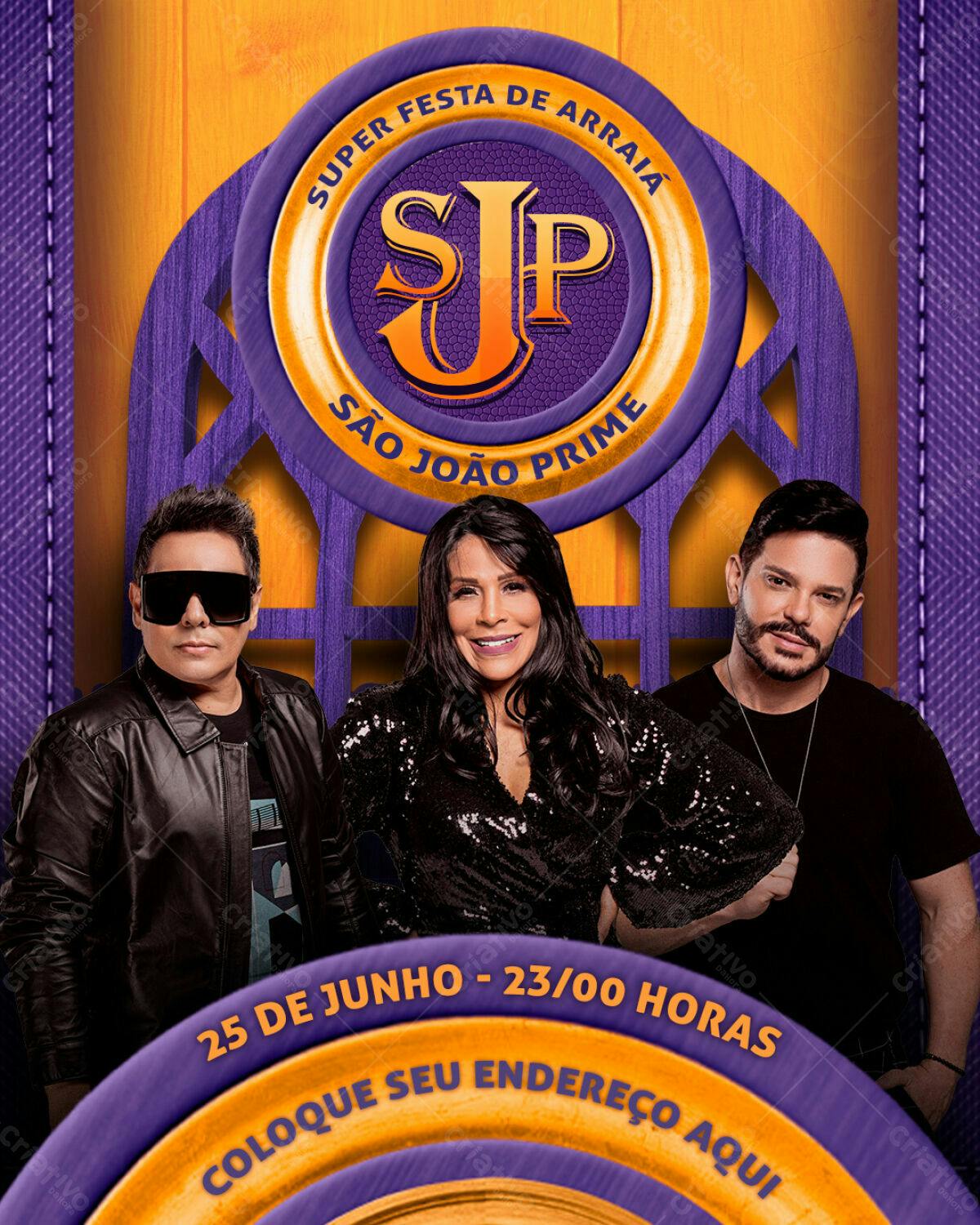 Flyer Festa de São João PSD Editável