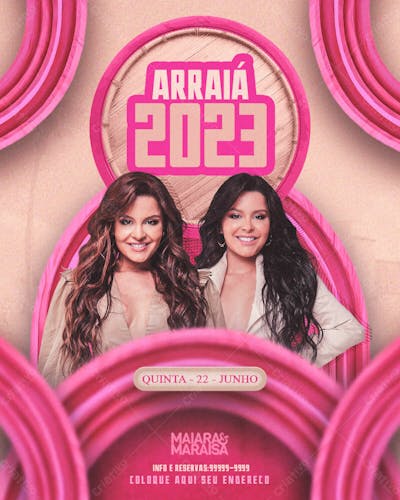 Flyers De Eventos Festa Junina Forró E São João Modelo 105