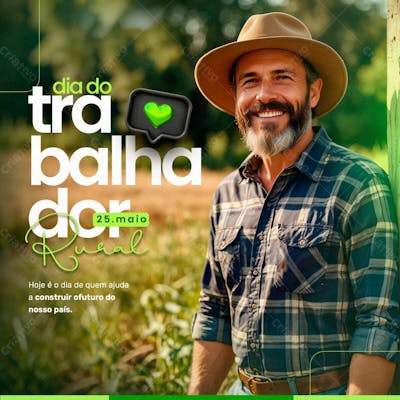 Feliz Dia Do Trabalhador Rural