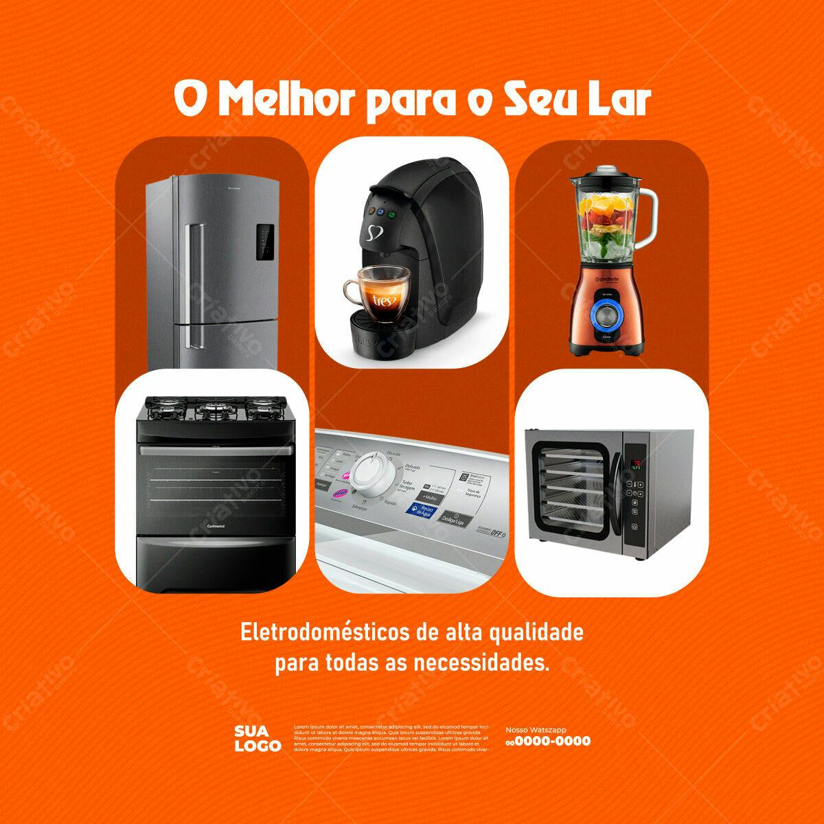 PSD para Catálogo de Eletrodomésticos PSD Editável
