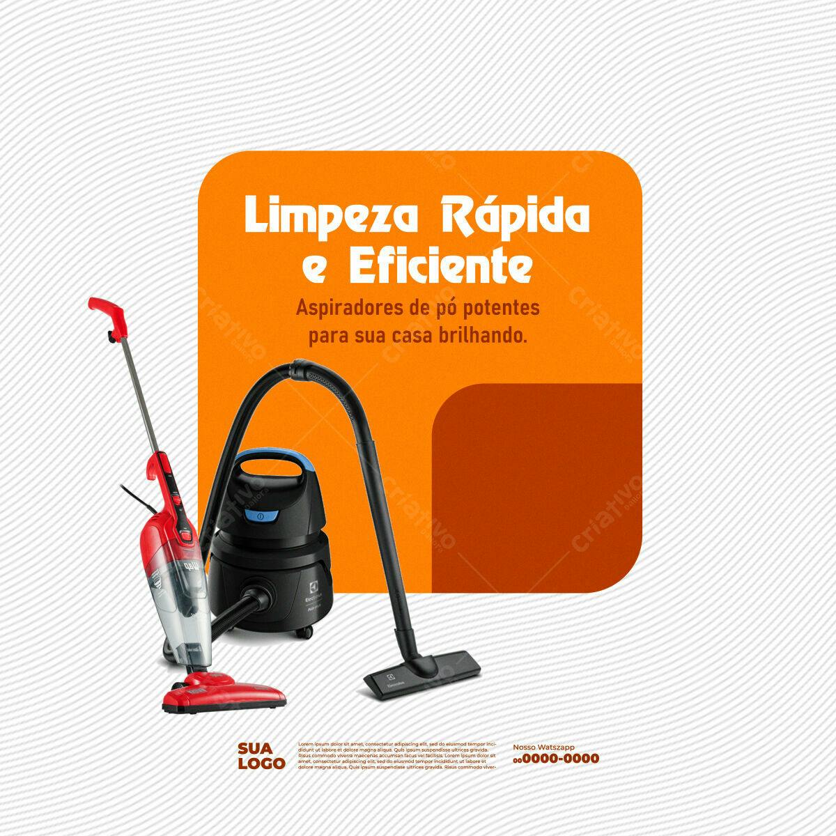 Post para Limpeza de Casa PSD Editável