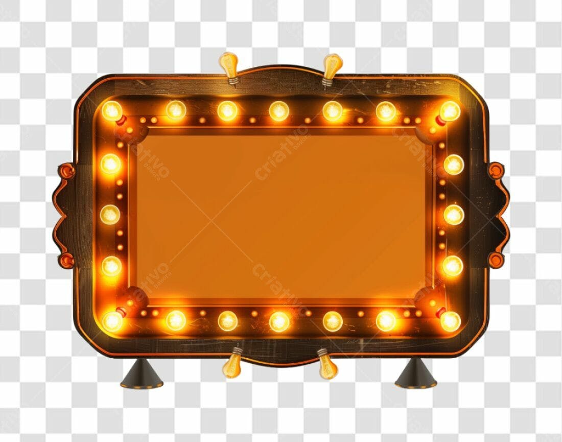Moldura de Luz PNG com fundo transparente