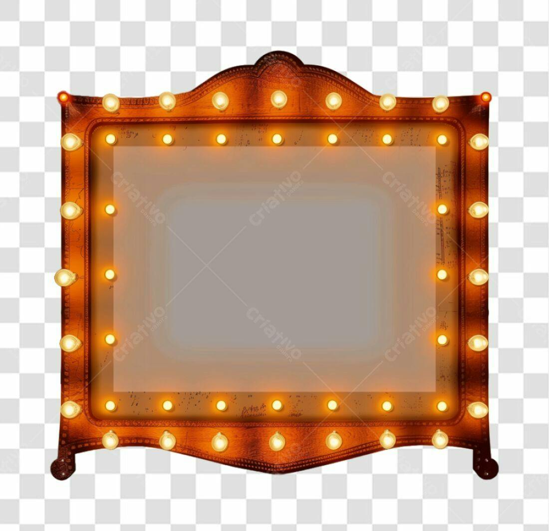 Moldura PNG com fundo transparente para eventos