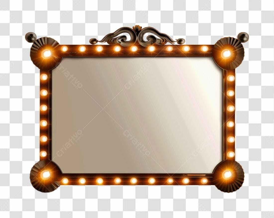 Moldura de Luz PNG com fundo transparente