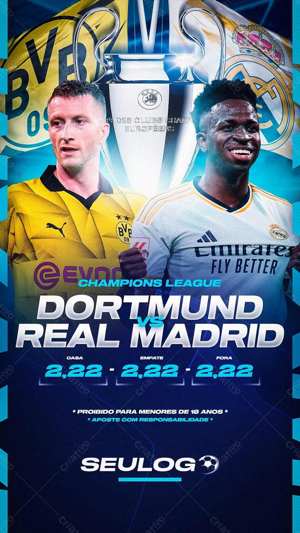 Final Champions League Borussia Dortmund X Real Madrid Story