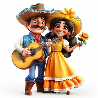 Casal Caipira, Cowboy, Cowgirl, Festa Junina