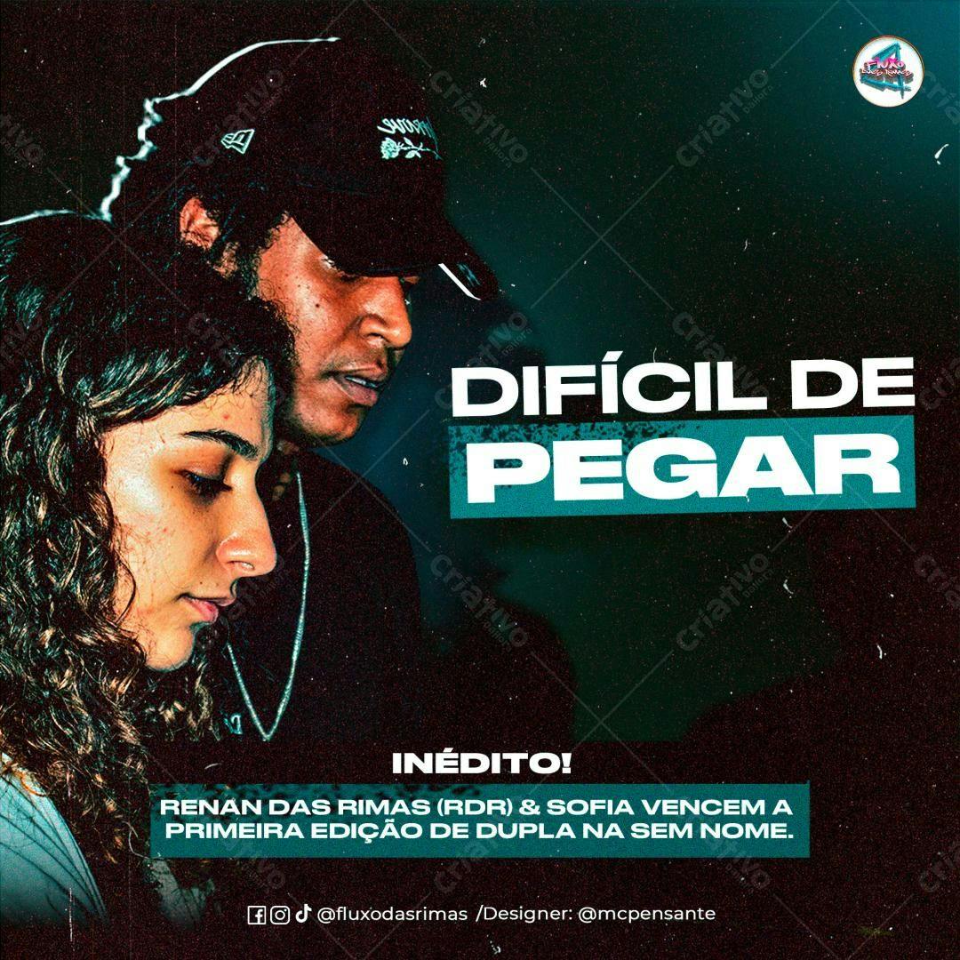 Arte para Divulgação Musical PSD Editável