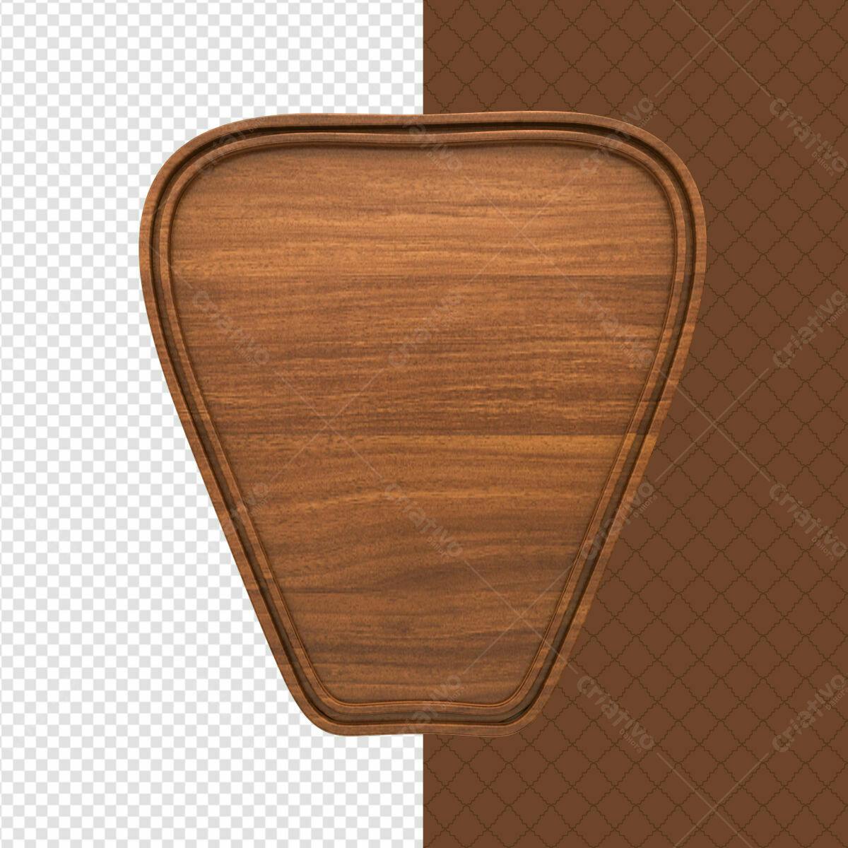 Placa de Madeira para Menu ou Cardápio PSD Editável