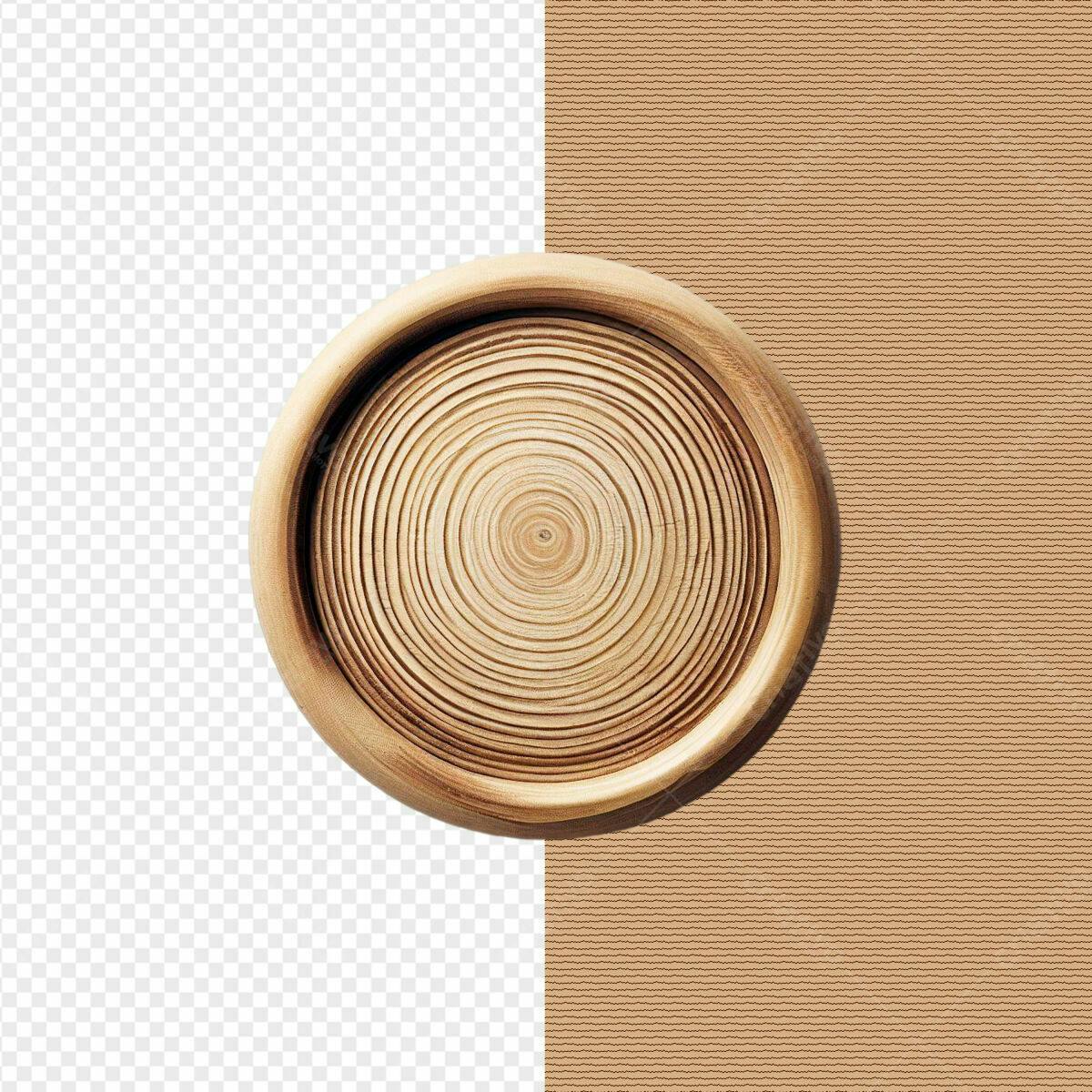 Psd de Coasters de Madeira com Textura Natural PSD Editável