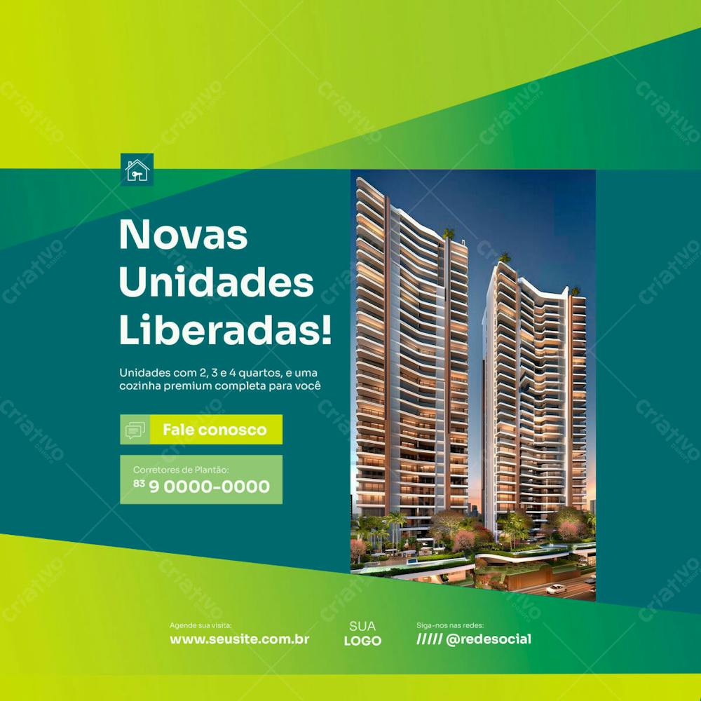 Imobiliária Imóveis Corretor Social Media Feed