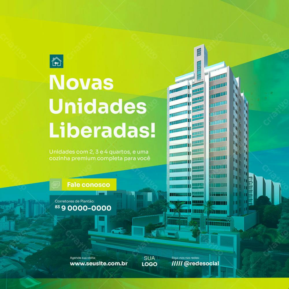 Imobiliária Imóveis Corretor Social Media Feed