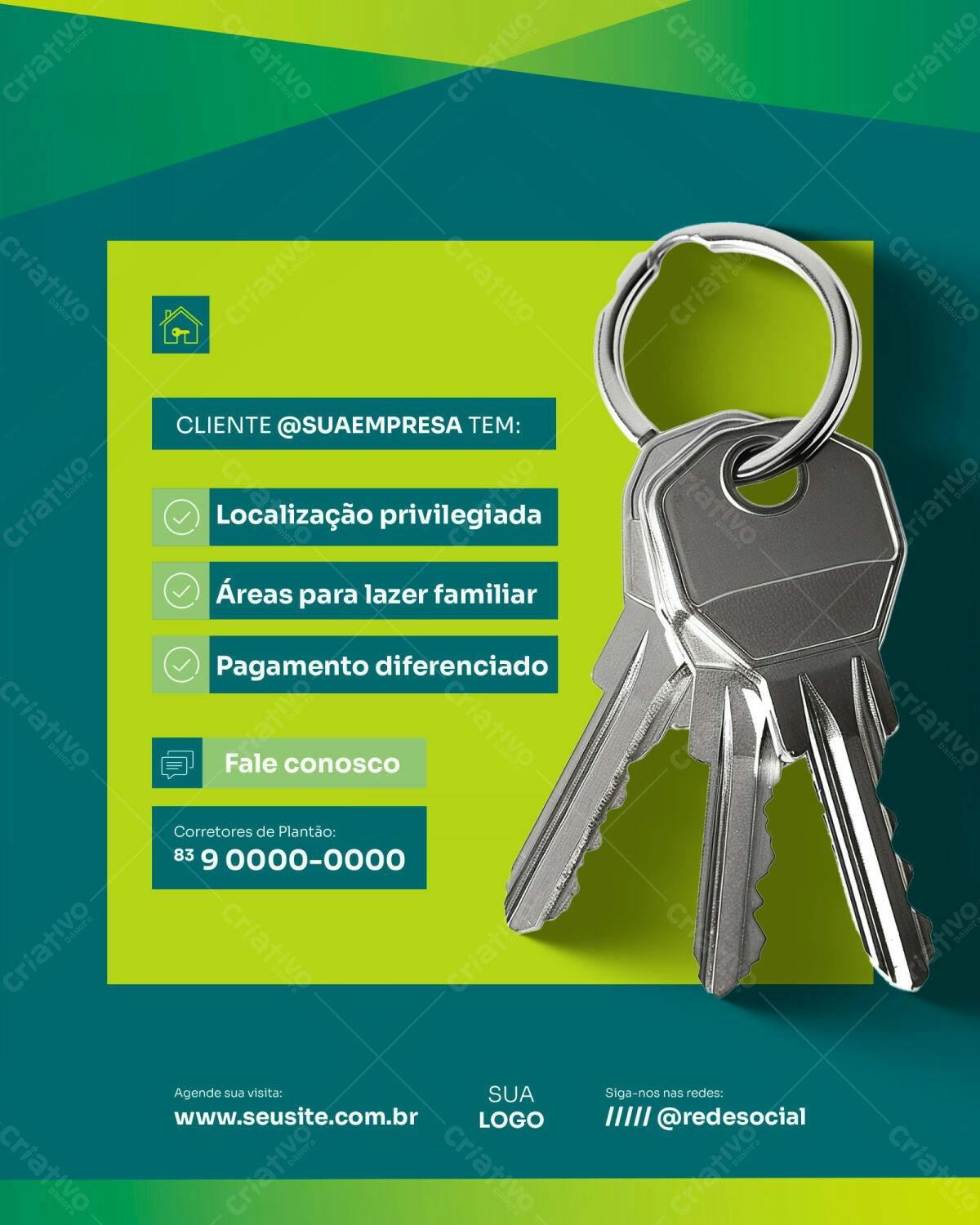 Flyer Imobiliário PSD Editável