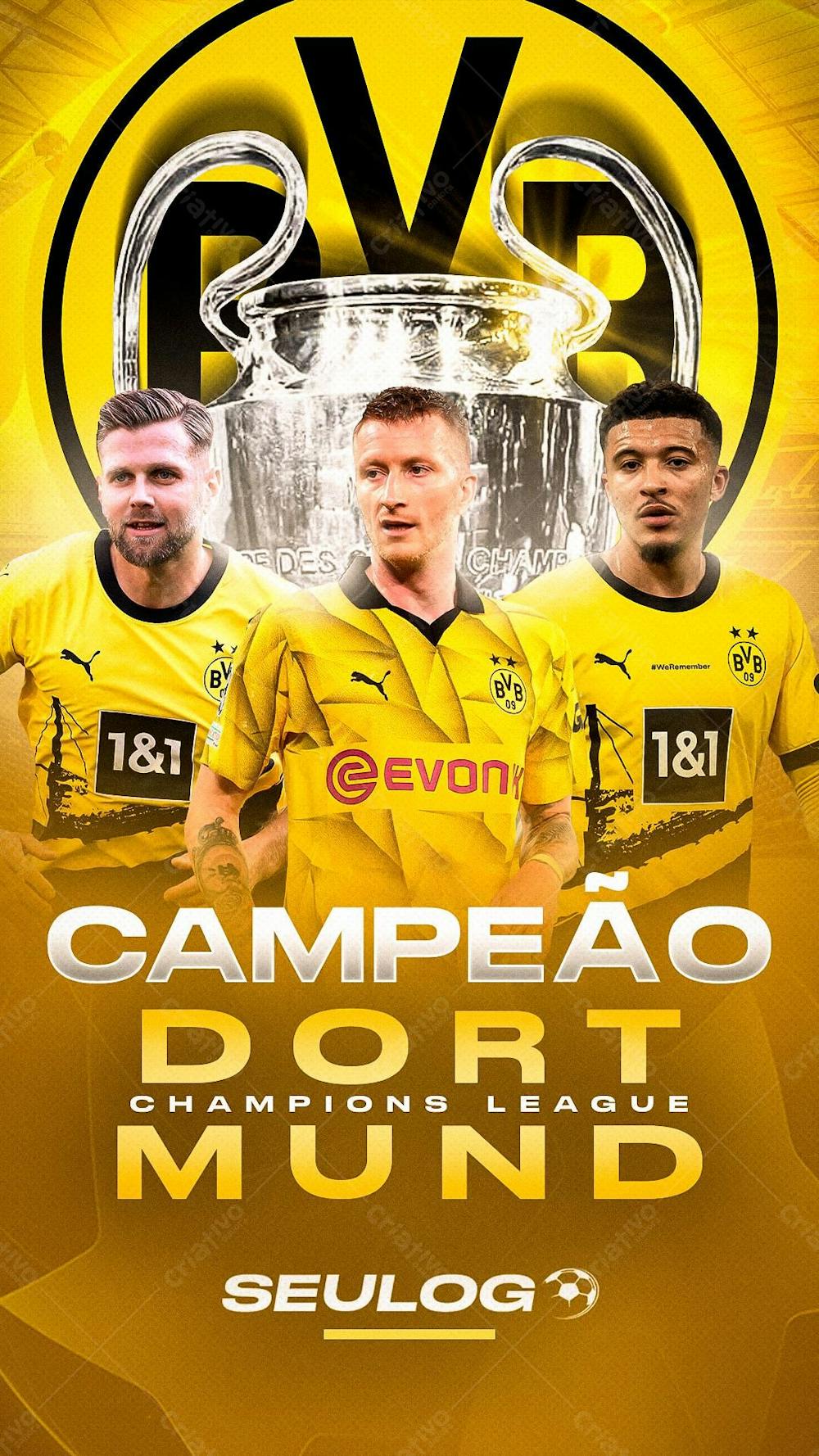 Dortmund Campeão Champions League Story