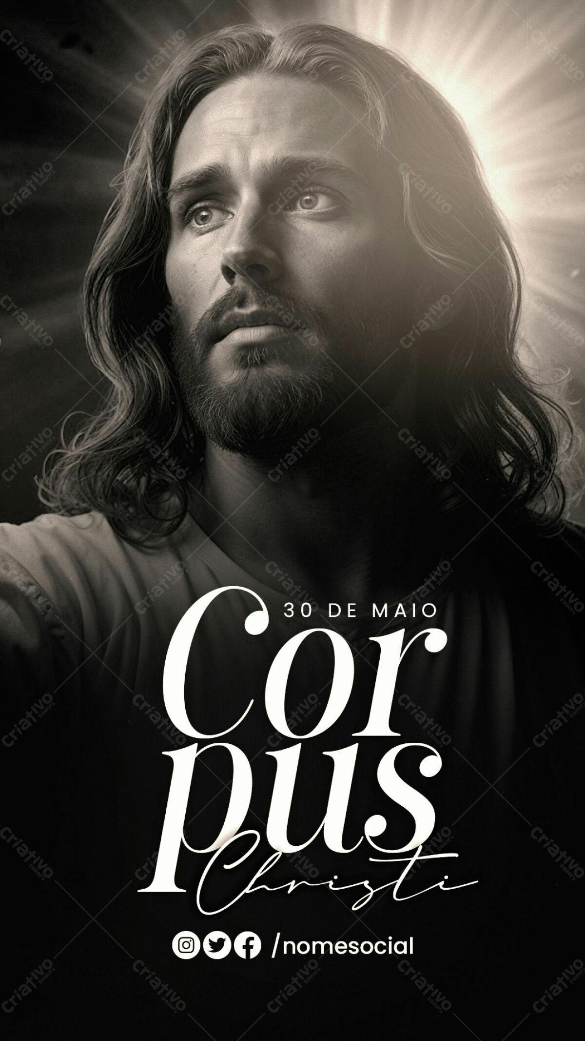 Flyer Corpus Christi PSD Editável