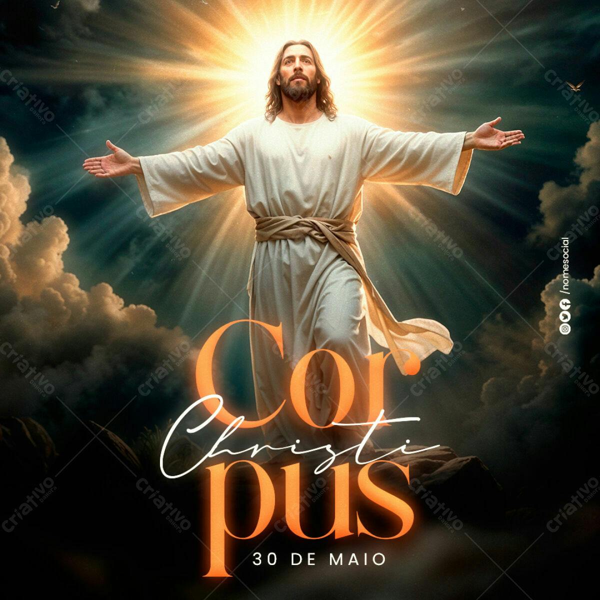 Flyer Corpus Christi PSD Editável