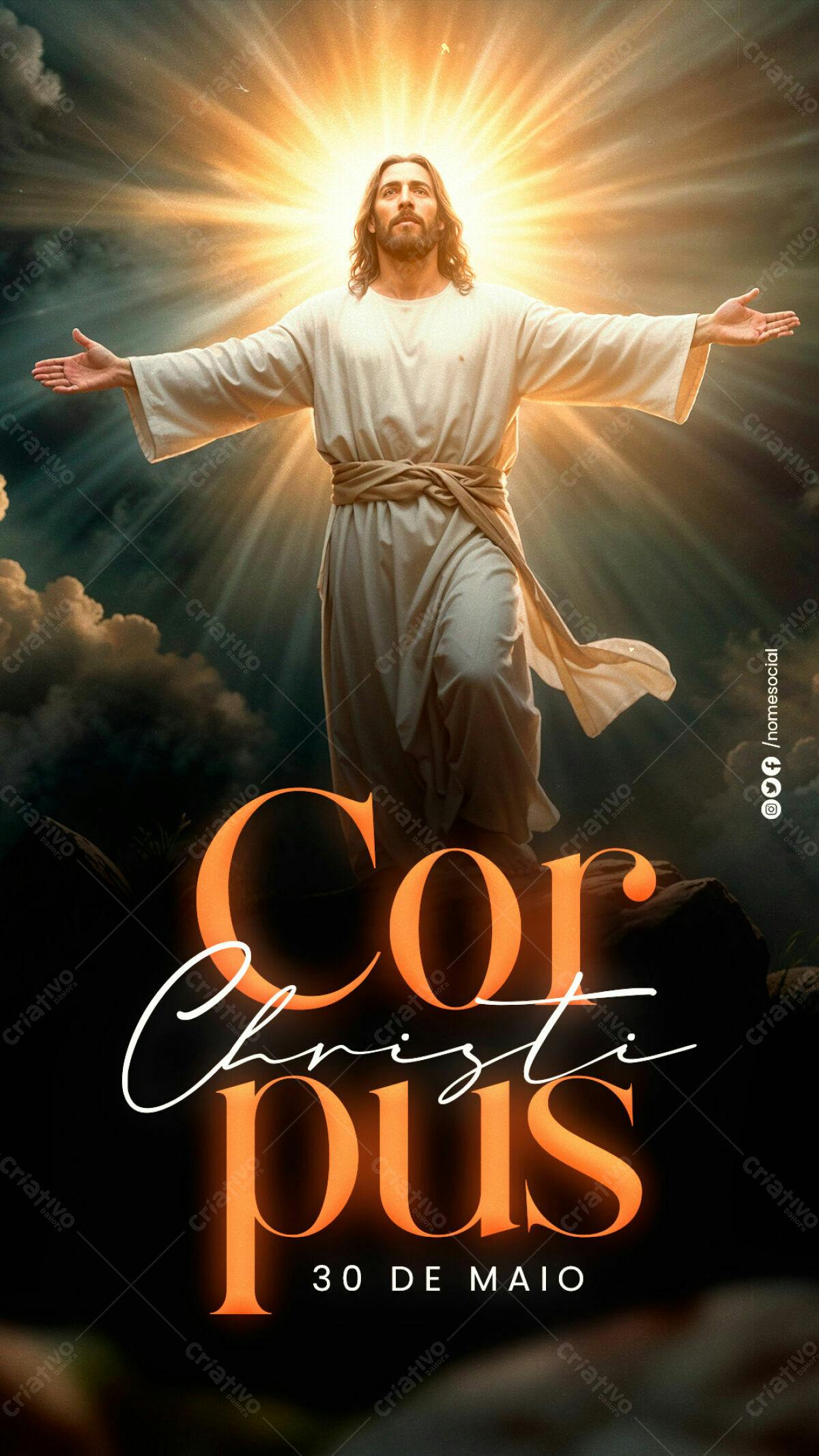 Flyer Corpus Christi PSD Editável