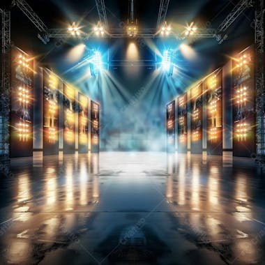 Palco de show e evento