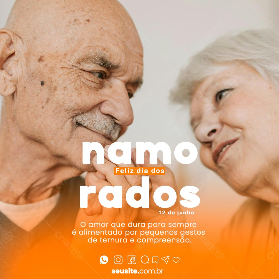 Postagem Dia dos Namorados PSD Editável