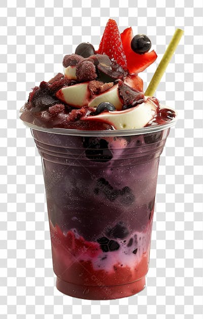 Copo De Sorvete Com Açaí, Sorveteria, Açaíteria