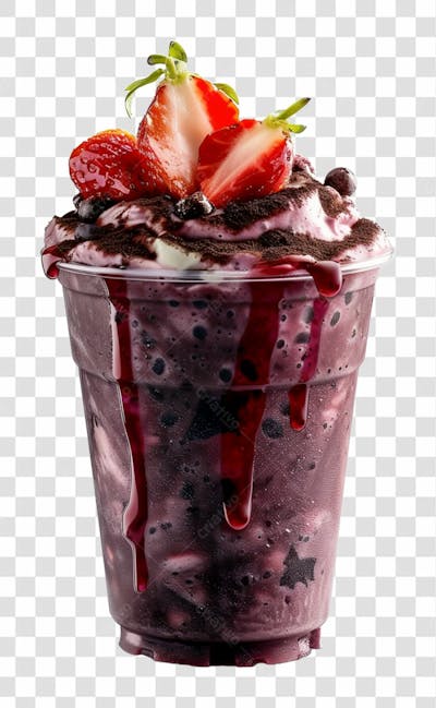 Copo De Sorvete Com Açaí, Sorveteria, Açaíteria
