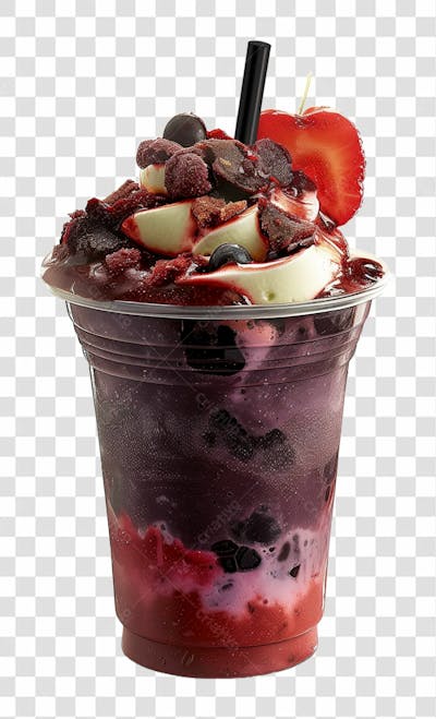 Copo De Sorvete Com Açaí, Sorveteria, Açaíteria