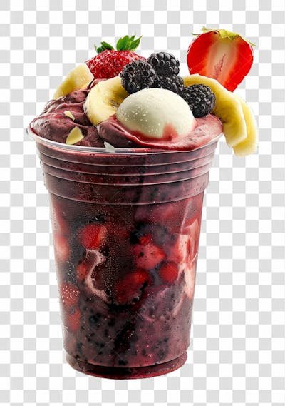 Copo De Sorvete Com Açaí, Sorveteria, Açaíteria