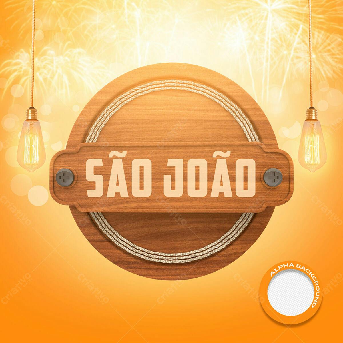 Flyer para Festa Junina PSD Editável