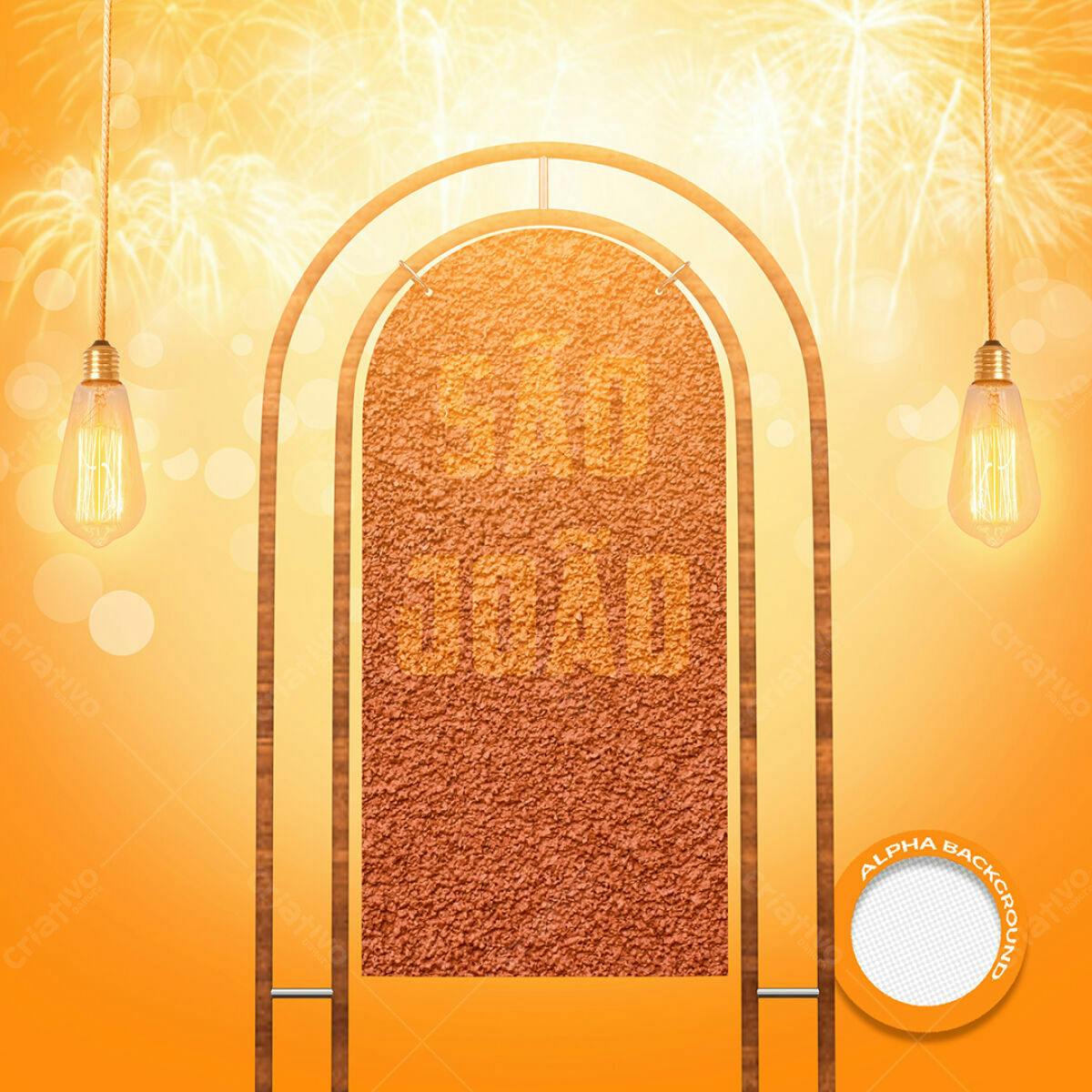 Banner para Festa de Ano Novo PSD Editável