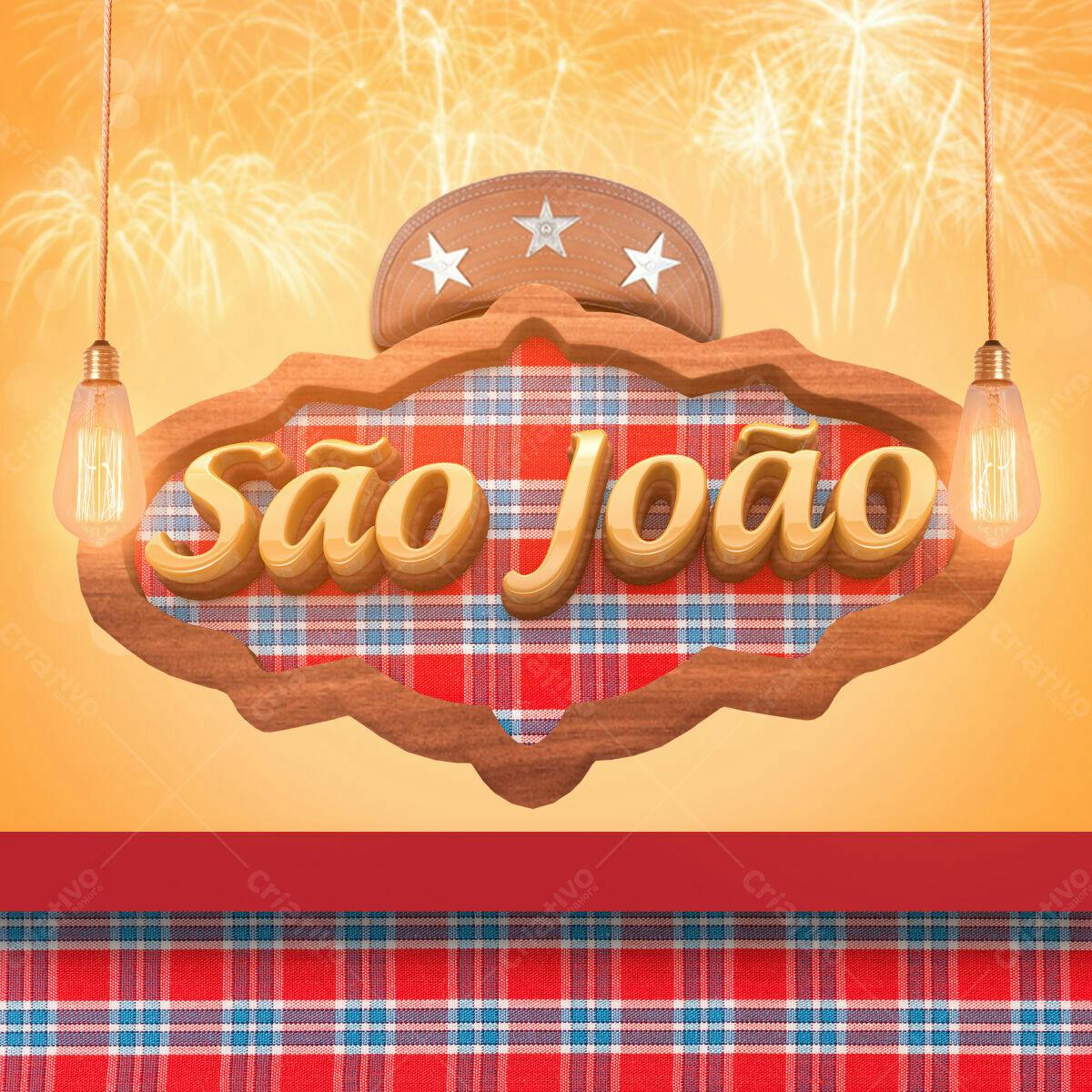 Banner São João PSD Editável