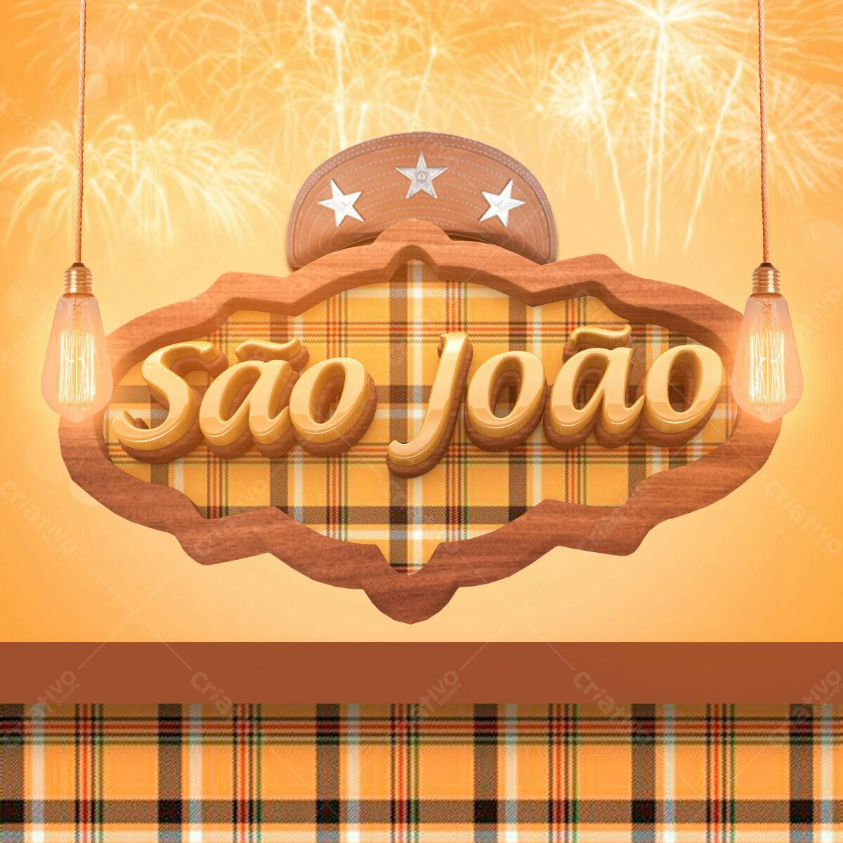 Banner São João PSD Editável