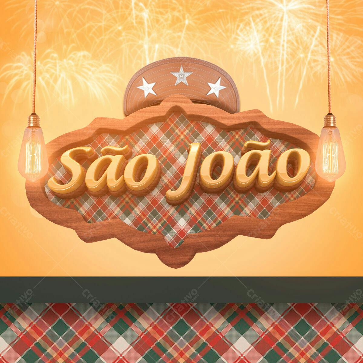 Banner São João PSD Editável