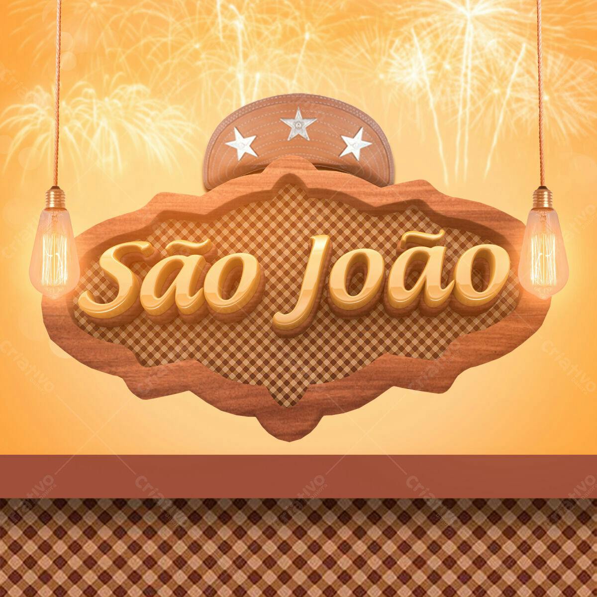 Banner São João PSD Editável