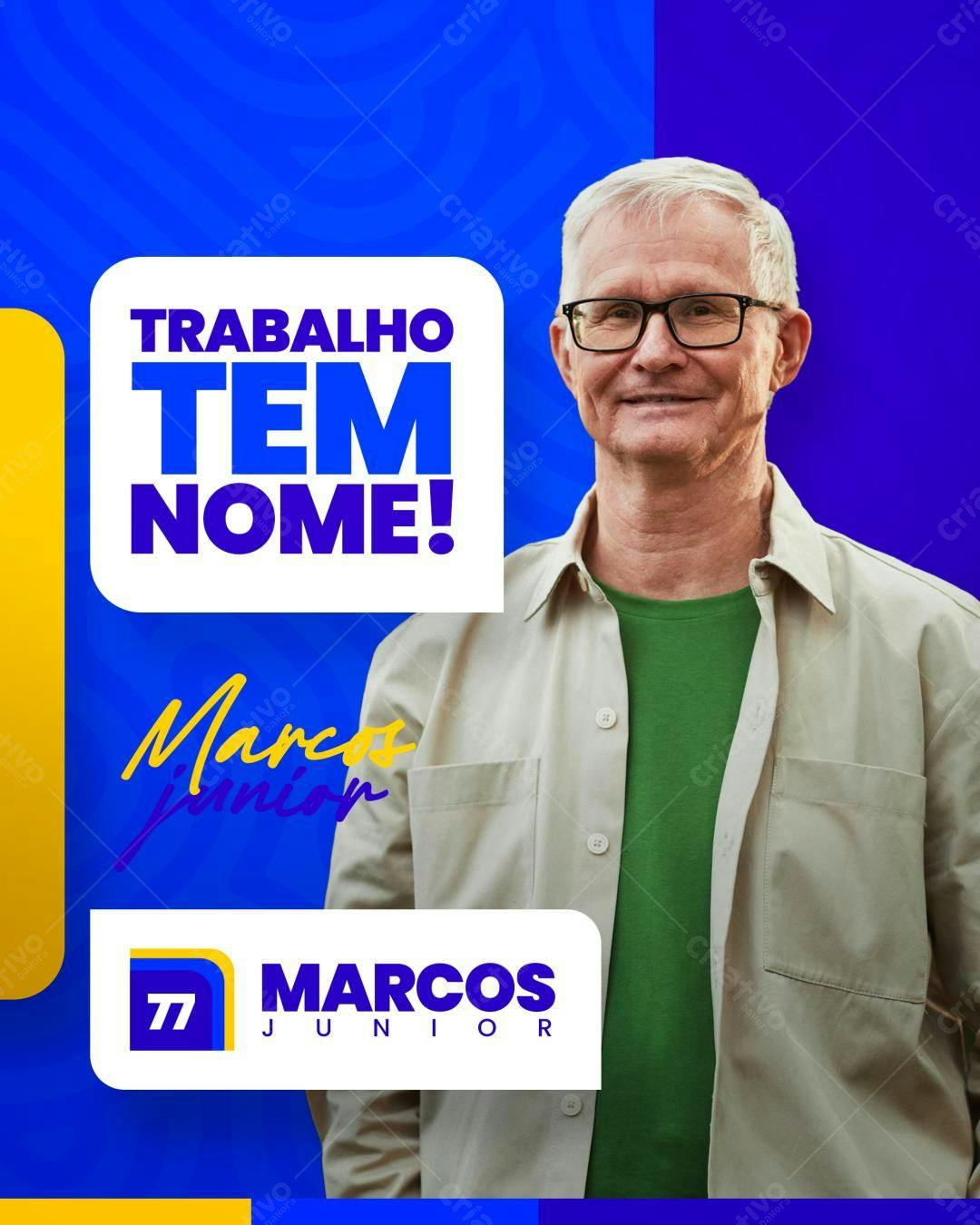 Flyer de Campanha Política PSD Editável