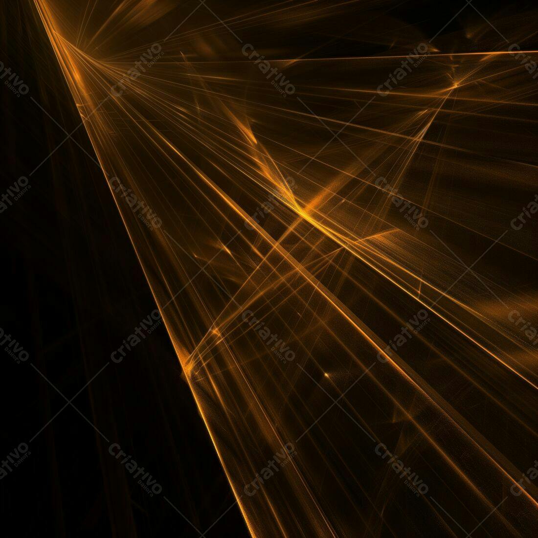 Abstrato Dourado Linhas de Luz