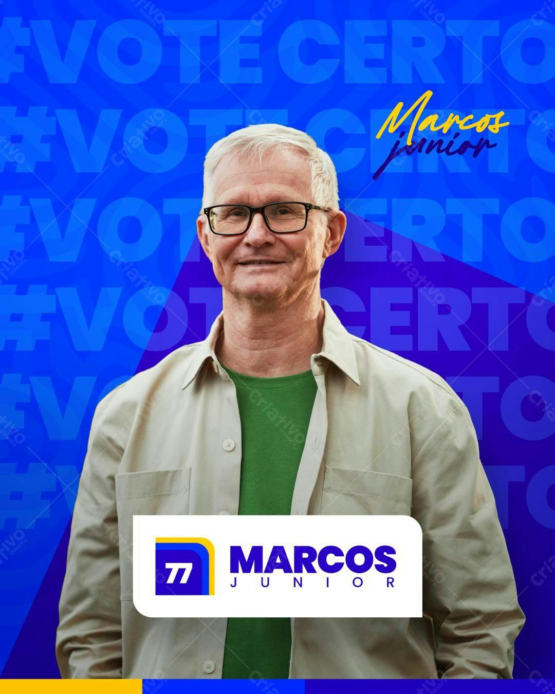 Flyer para Campanha Política PSD Editável