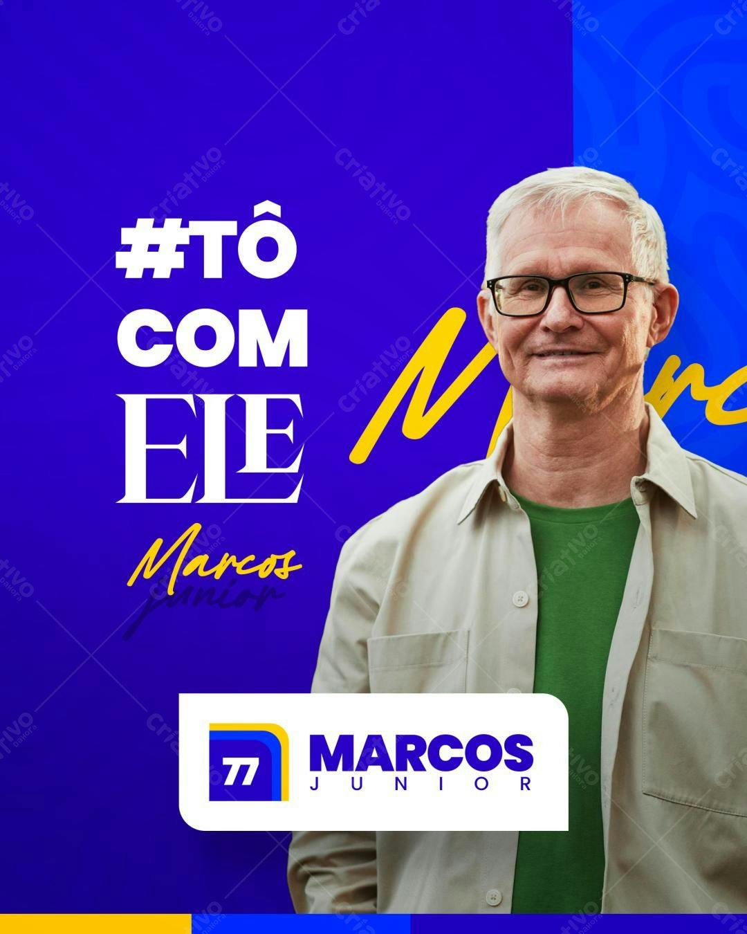 Postagem de Apoio Político PSD Editável