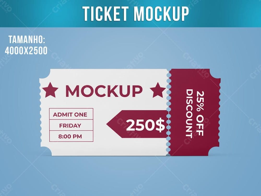 Ticket Mockup
