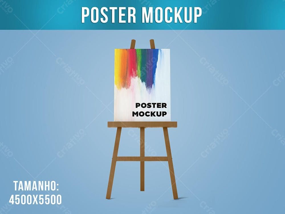 Poster quadro de pintura Mockup