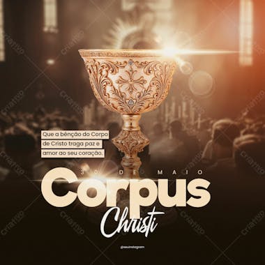 Flyer de corpus christi feed