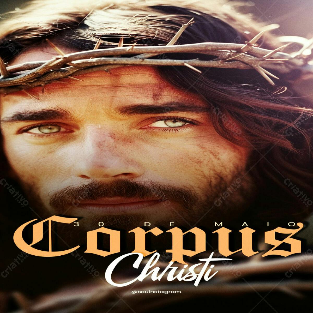 Post para Corpus Christi PSD Editável