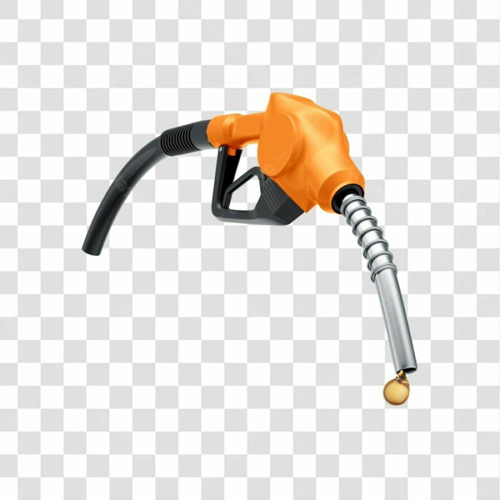 Asset 3D Bico De Abastecimento Automático Posto De Combutível Gasolina Álcool Diesel Fundo Transparente