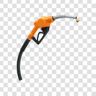 Asset 3D Bico De Abastecimento Automático Posto De Combutível Gasolina Álcool Diesel Fundo Transparente
